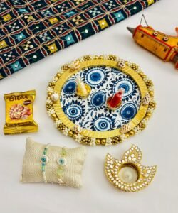 Raksha Bandhan Evil Eye-themed Rakhi Thali