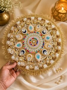 Handcrafted Rangoli Golden