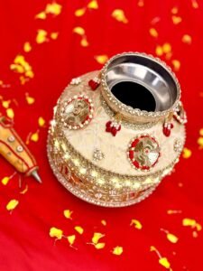 Vibrant kalash Golden