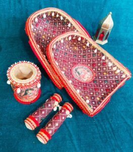 Ukhal n Musal (Set of 5) Red