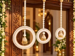 handcrafted Jhumka Hanging Set